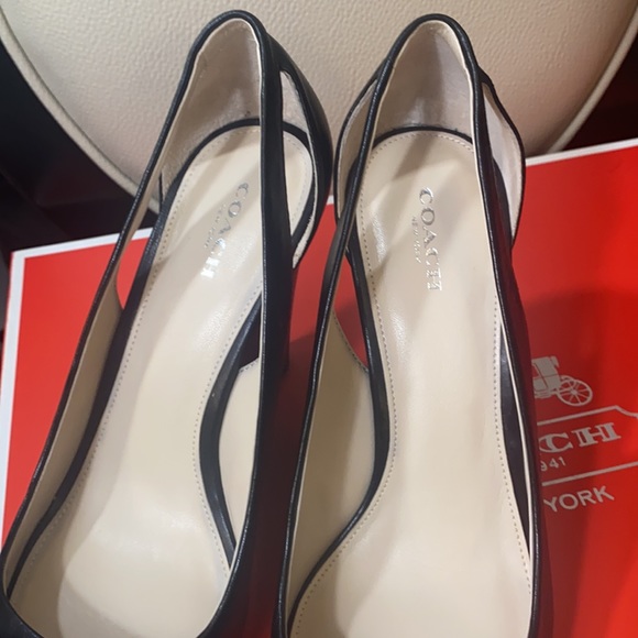 Beautiful Coach Wedges Black Brand New. - Picture 4 of 11